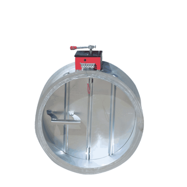 Circular fire damper